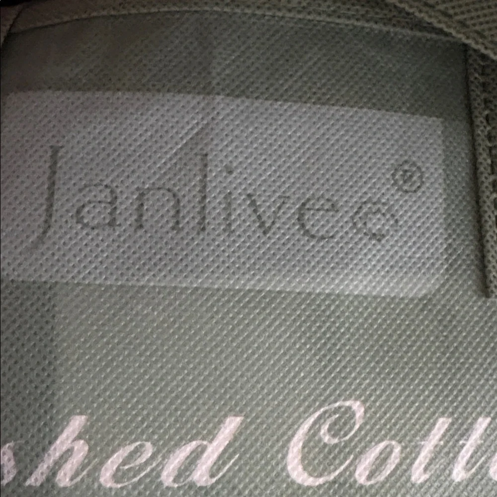 Washed Cotton Duvet Cover Set - Brown twin‎ size